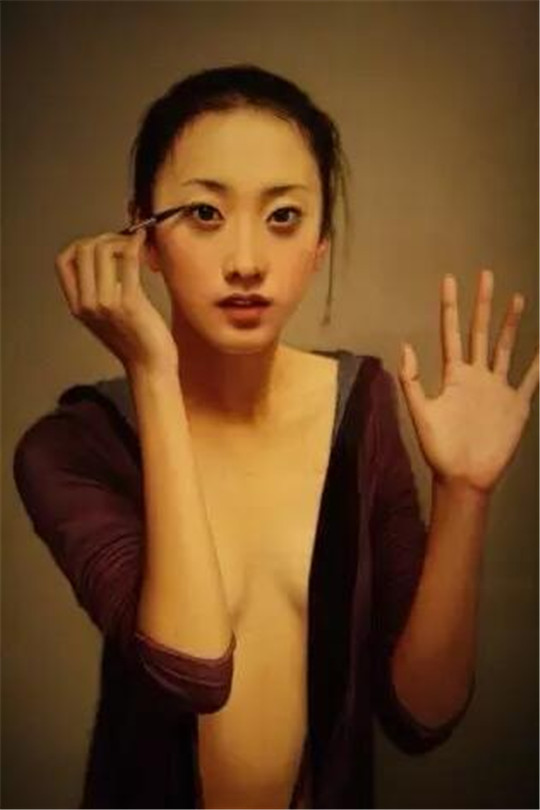 这个900度近视画家笔下的“神秘女子”，会让你分不清照片和画作（上）！-设计中国