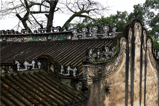 潮州嵌瓷，屋顶生花-设计中国