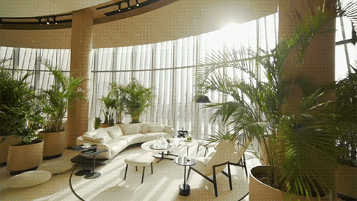 不拘一格的售楼处设计，仿佛置身在山水自然间-设计中国